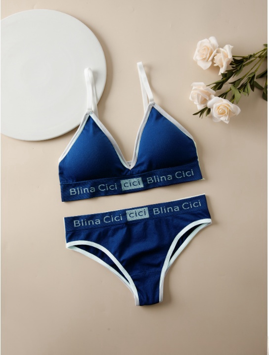 Womens Underwear Set Sports With Push bra And elastic panties
